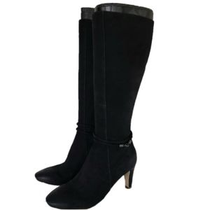 ECCO Nephi Black Suede High Boot 9